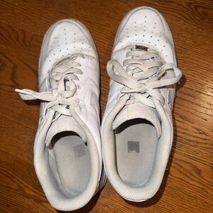 Mens white nike Air Force ones
